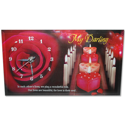 "Love  Message  with Clock  - 144-004 - Click here to View more details about this Product